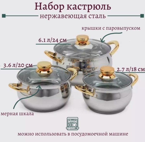 кастр. набор Викалина 295-вл